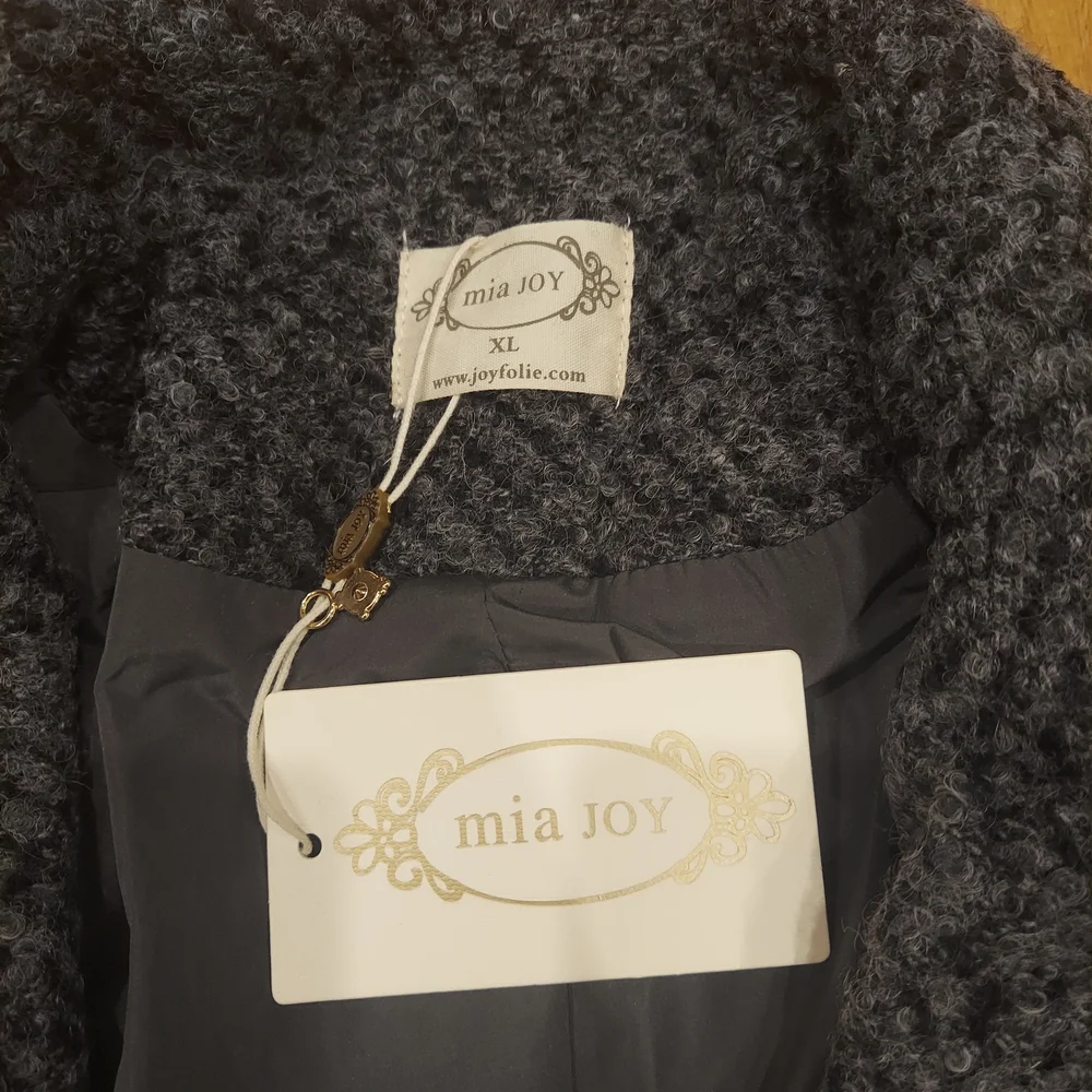 NWT MIA JOY Louve Blazer in Charcoal Black (Size: XL) - Picture 10 of 13